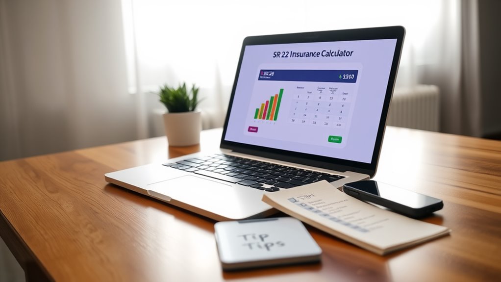 calculate sr 22 online easily