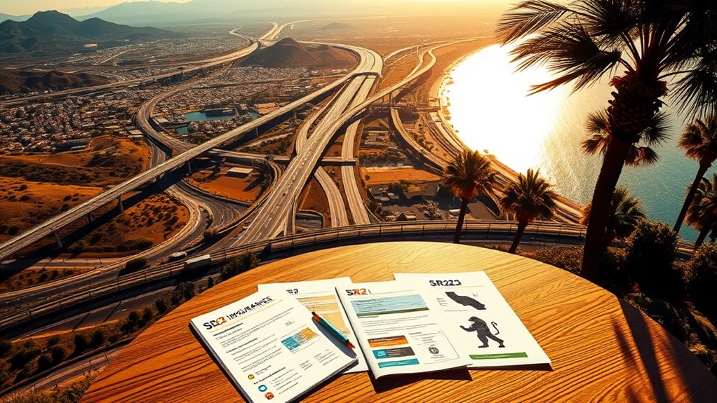 california sr 22 insurance regulations