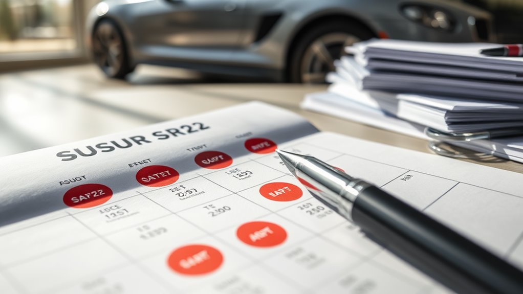 sr22 insurance time frame